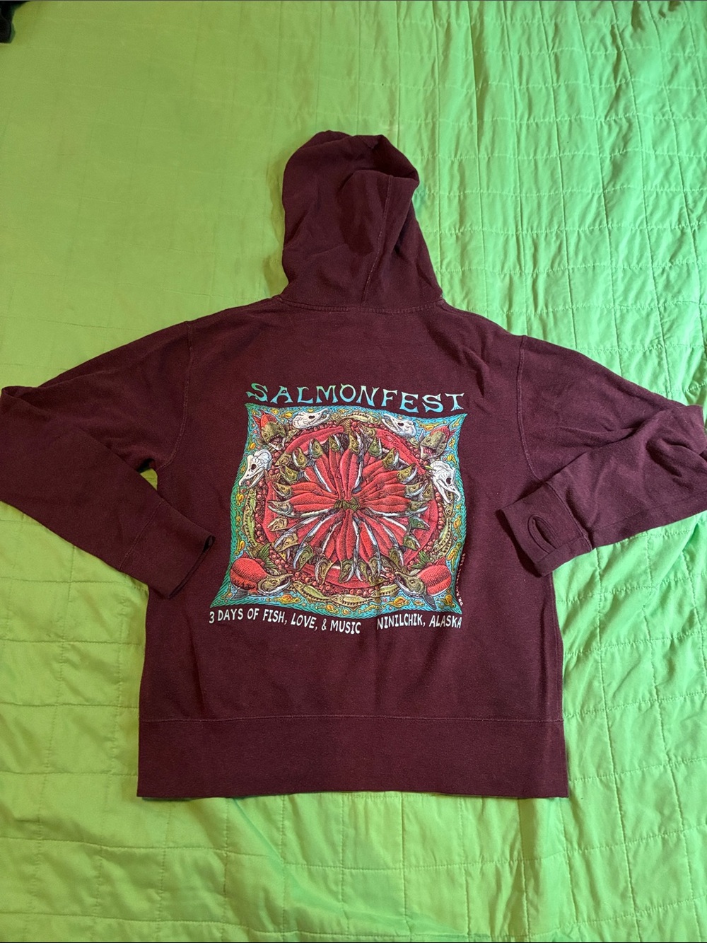 Ray Troll Alaska Salmonfest Hoodie